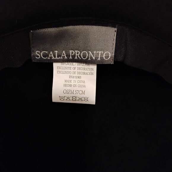 Vintage 100% Wool Cloche Brooch Roaring Twenties Retro Flapper Girl 20s - Picture 4 of 8